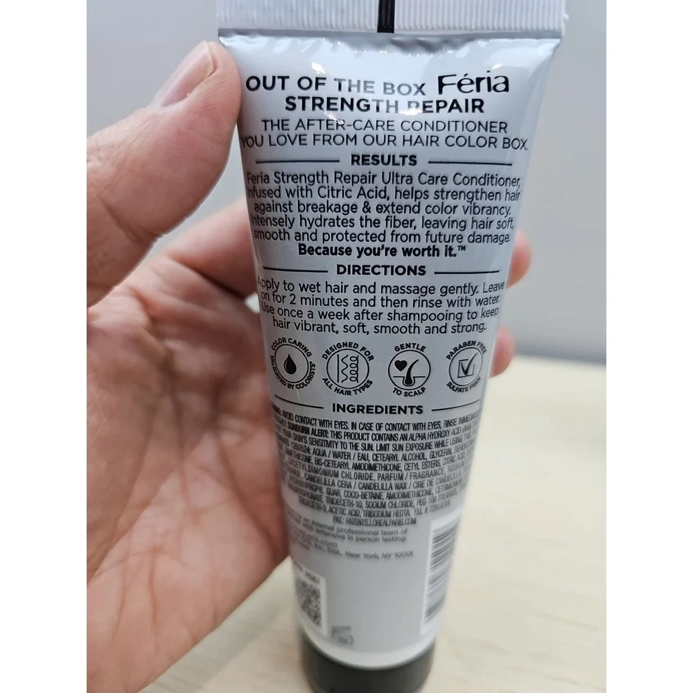 Loreal Feria Conditioner‎ 4oz Defy Damage Extended Color Hard to Find-NEW
